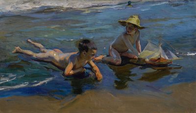 Children on the Beach by Joaquín Sorolla